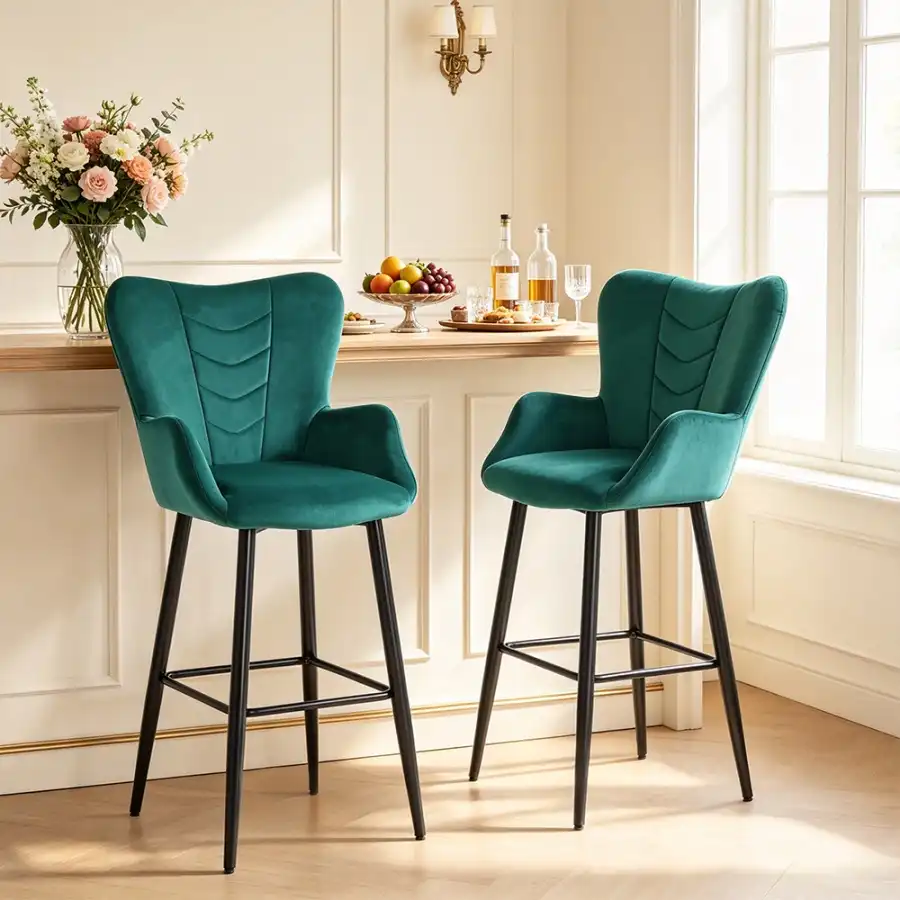 upholstered bar stool for kitchen
